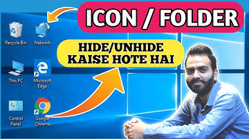 Desktop icon settings windows 2020 | hide folder ko unhide kaise kare  | icon settings in windows 10