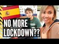 NO MORE LOCKDOWN IN SPAIN?| We can go out now!!
