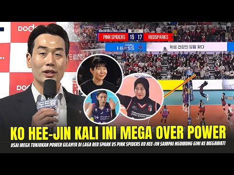 🔴KAGET&amp;TAKJUB ‼️ Ko Hee-Jin Sampai Lakukan Ini Ke Megawati Usai Laga Red Sparks Vs Pink Spiders 3-1