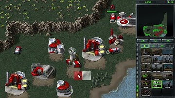 Command & Conquer Tiberian Dawn Remastered NOD VS 2 HARD AI GDI Emerald Highlands Skirmish Map 1v2