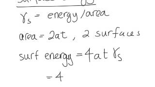 Energy balance of crack propogation