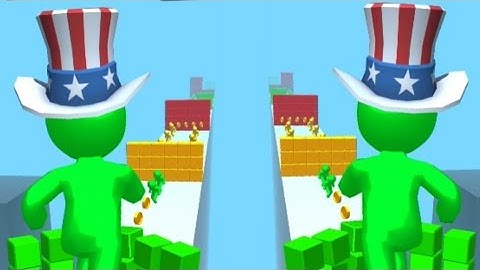 Color Run Stickman 3D||Gameplay (iOS & Android) Walkthrough part 23