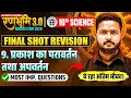 Class 10 Science Chapter 9 | प्रकाश का परावर्तन तथा अपवर्तन | Most Important Question UP Board Exam