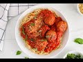 Vegan italian tofu meatballs