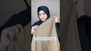 How to wear Instant Irani Kuwaiti Hijab Properly? #hijabtutorial #hijabstyle #weddinghijab #hijab