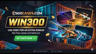 How To Get FREE Cases on CSGOCases.com! (Promo Code WIN300)