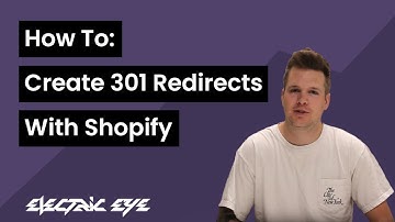 How to create 301 redirects in Shopify