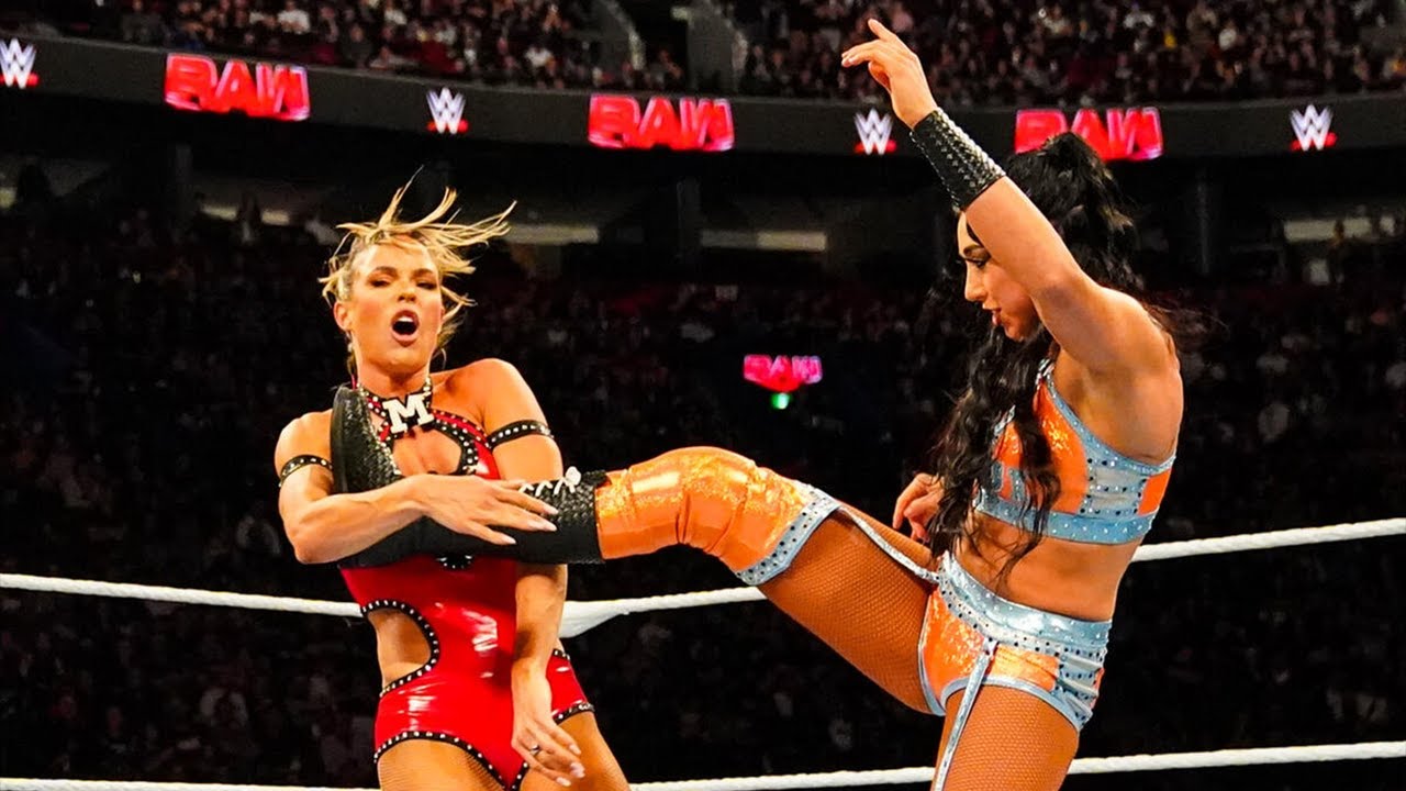 Indi Hartwell Turns Heel & Cheats To Beat Maxxine Dupri & Ivy Nile on WWE Raw (Apr. 15, 2024)