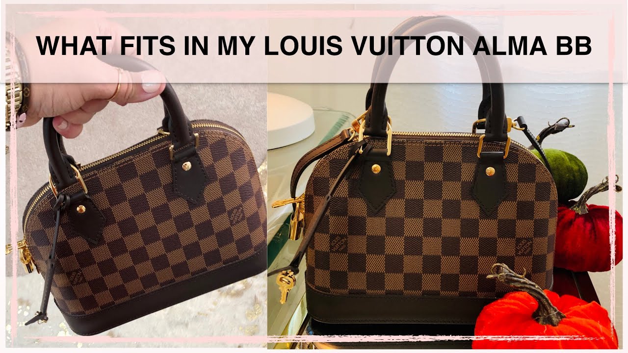 What fits inside my Louis Vuitton Alma BB?