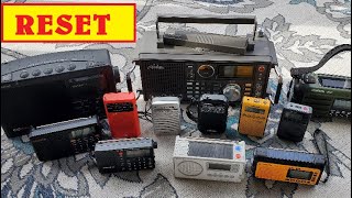 How Factory Reset ANY HD FM Digital RADIO (Sangean Insignia Roberts Pure Ruark Revo Cambridge Ocean)
