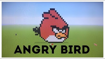 Minecraft Tutorial: How To Make The Red Angry Bird