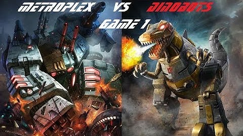 Transformers TCG: Metroplex Vs Dinobots (Game 1 of 3)