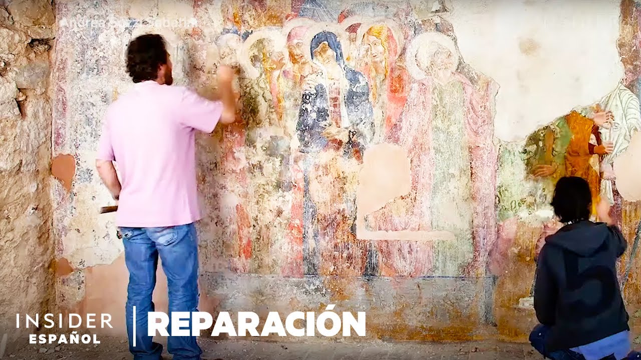 Cómo se restaura profesionalmente un mural italiano de 583 años | Reparación | Insider Español