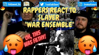 Rappers React To Slayer "War Ensemble"!!!