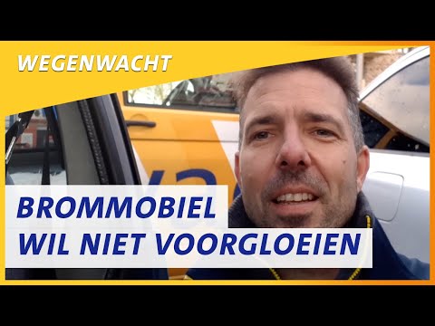 Brommobiel wil niet voorgloeien 💡🚙| Wegenwacht vlog #125