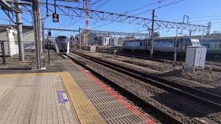 【中央線特急】E353系 S208編成+S116編成 八王子駅発車