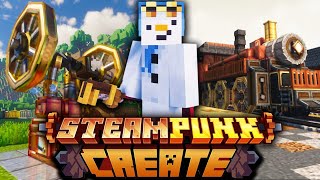 I Started the Ultimate CREATE MOD World in STEAMPUNK Minecraft