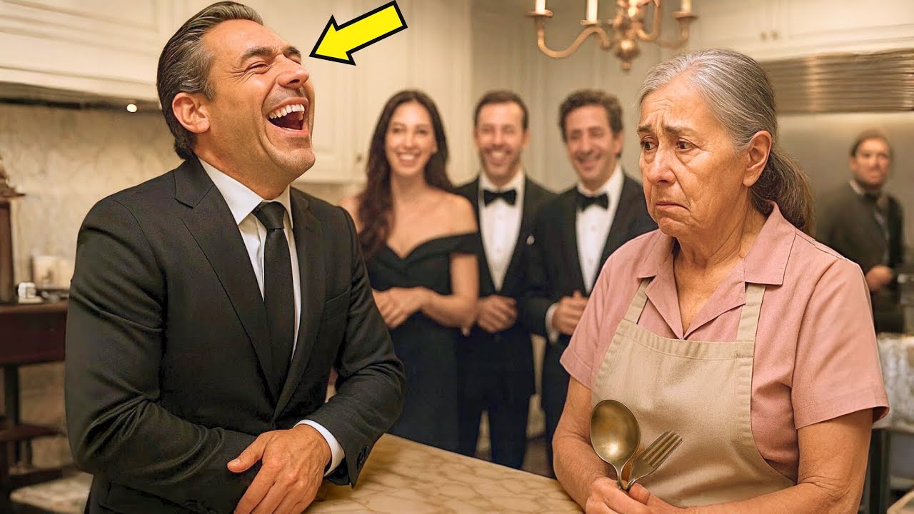 “TENGO 3 DOCTORADOS” — SUSURRÓ LA COCINERA… EL MILLONARIO SE RÍE, PERO QUEDA SIN PALABRAS
