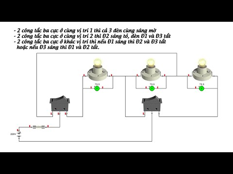 Video Cách Đấu Mạch Điện 1 Cầu Chì 2 Công Tắc 3 Cực Điều... - youtube