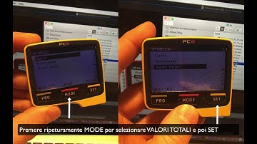 SRM PowerControl8 - Video Tutorial - 6. Azzeramento valori totali