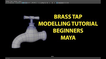 Prop Model tutorial for Beginners in Autodesk Maya - Brass Tap Part-01