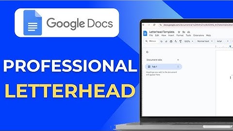 How to Create a Professional Google Docs Letterhead Template Aesthetic