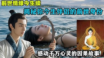 今生種種，皆是前世因果：今生你嫁的人，前世是你的誰？若不相欠，怎會遇見？看哭所有人！ #佛教 #禪修 #佛法 #修行 #内觀 #心靈成長 #靜心  #冥想 #佛陀 #南傳#藏传