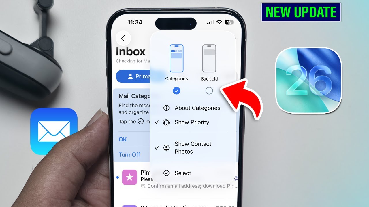 iOS 26 : How To Switch Back To Old Mail App on iPhone [New Features ...