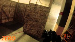 Airsoft Battlegrounds February 11th 2011 Pt 3 POV (Mercs) - Fog Friday - KNIFE KILLS