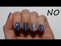 Маникюр с блестками I Nail Art Tutorial Новогодний маникюр