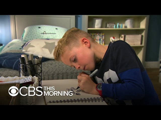 10-year-olds doodles become a hit