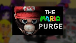 Mob talker girl's react to SMG4: The Mario Purge  by SMG4 (.....)