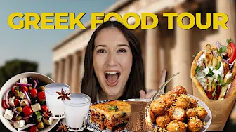 BEST Places to Eat in Athens Greece | LOCAL FOOD TOUR 🇬🇷