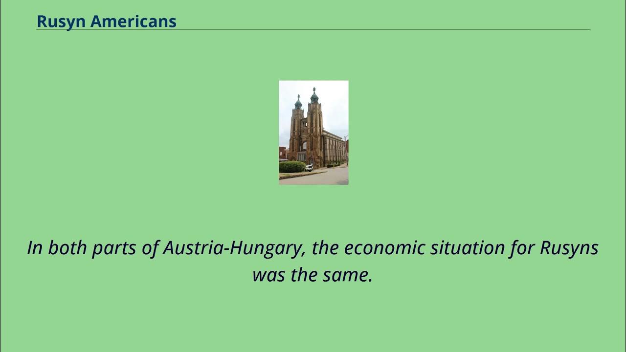 Rusyn Americans YouTube