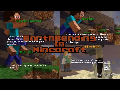 EarthBending In Minecraft | Avatar Mod Showcase Part 3