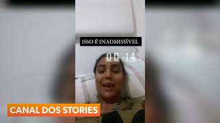 Danielle Diz desafaba sobre fãs na porta de sua casa de madrugada