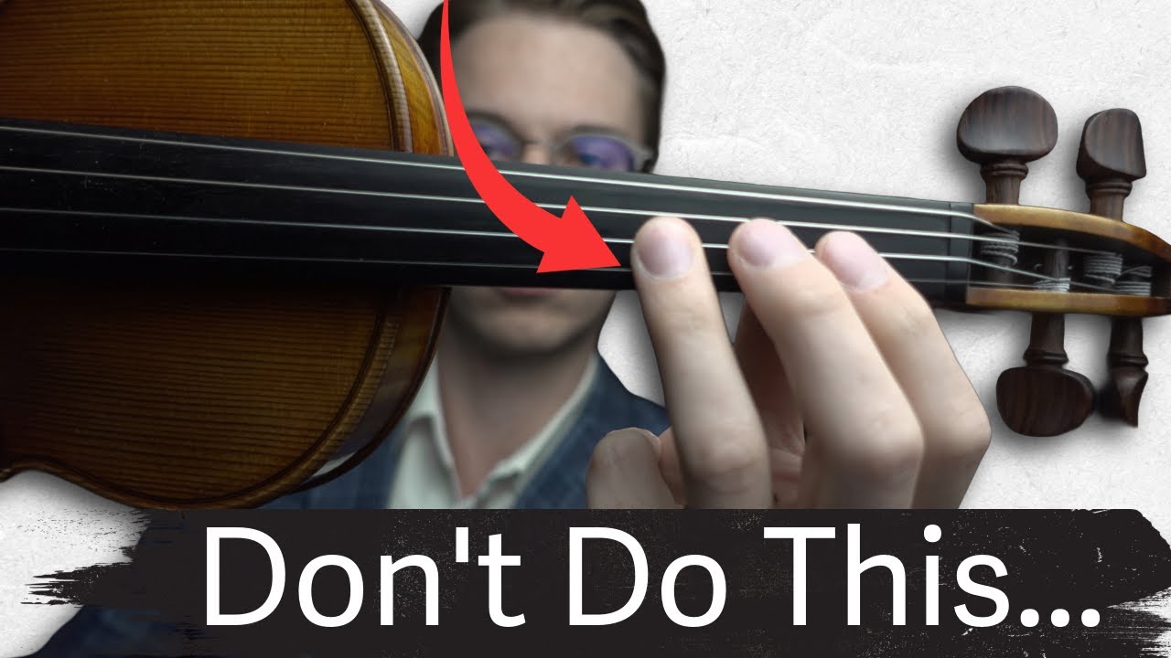 Ошибка кончиками пальцев, которая портит звучание вашей скрипки.