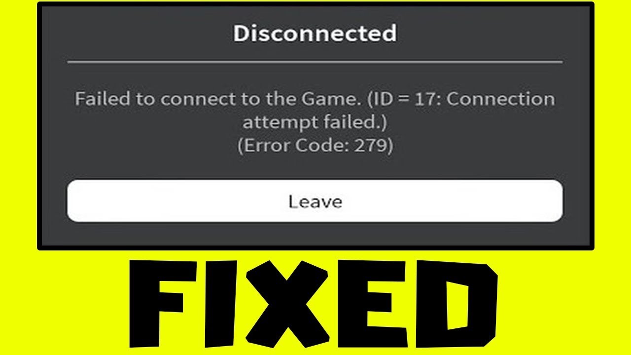 Failed connect id 17. Connection Error РОБЛОКС. Error 279 Roblox. Roblox Error code 279. Ошибка 279 в РОБЛОКСЕ.