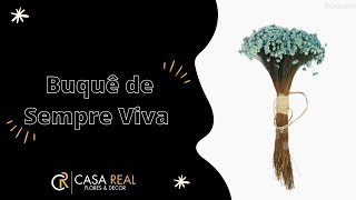 Buquê de Sempre Viva - Azul Claro (01222015)