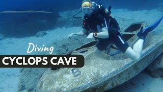 Diving Cyclops Cave, Cyprus
