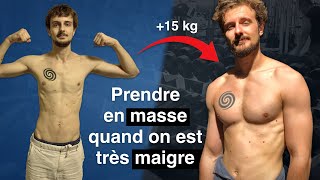 +8 KG de MUSCLE en 77 JOURS: comment grossir quand on est maigre