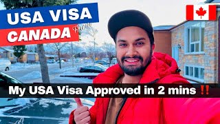 My Usa Visa Approved In 2 Mins Interview Questions Ds Form 