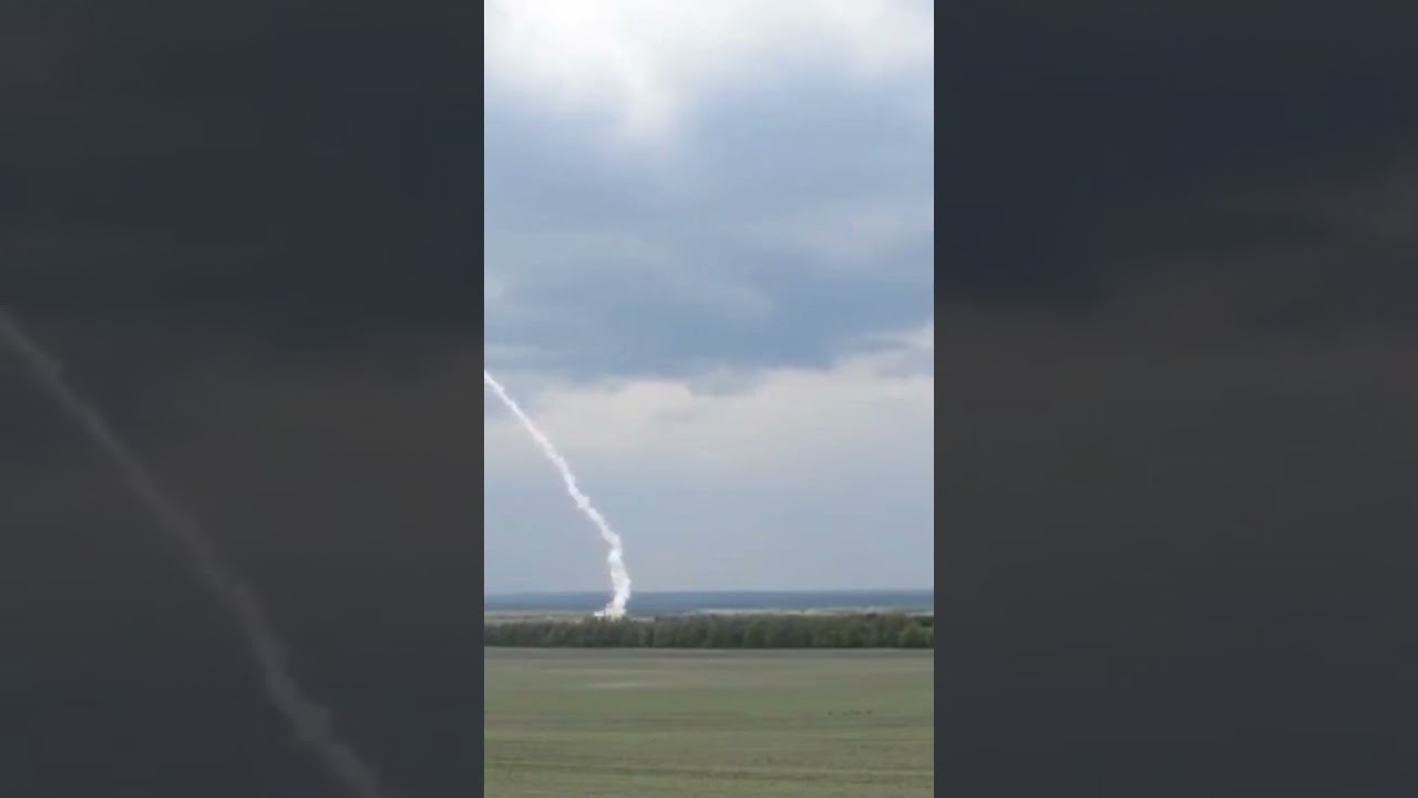 Combat work OTRK Iskander-K.  Presumably Kharkiv region