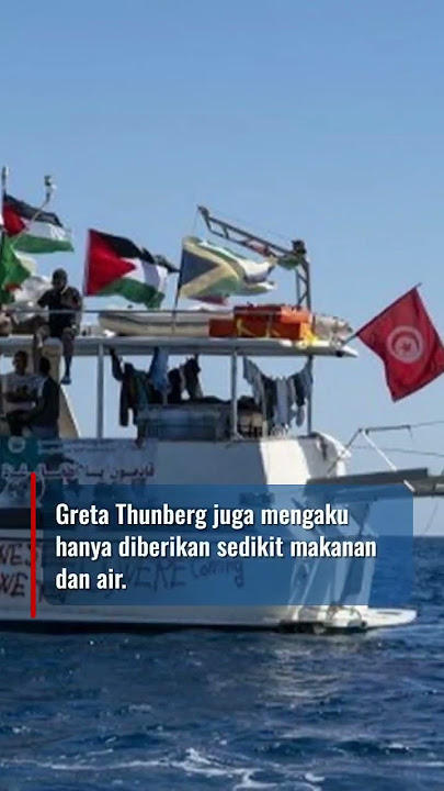 Aktivis Greta Thunberg Alami Pelecehan dan Perlakuan Kasar dari Tentara Israel #short