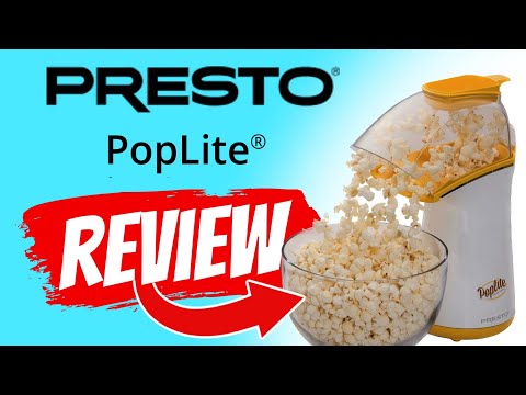 Presto® PopLite® Plus hot air popper - Product Info - Video - Presto®
