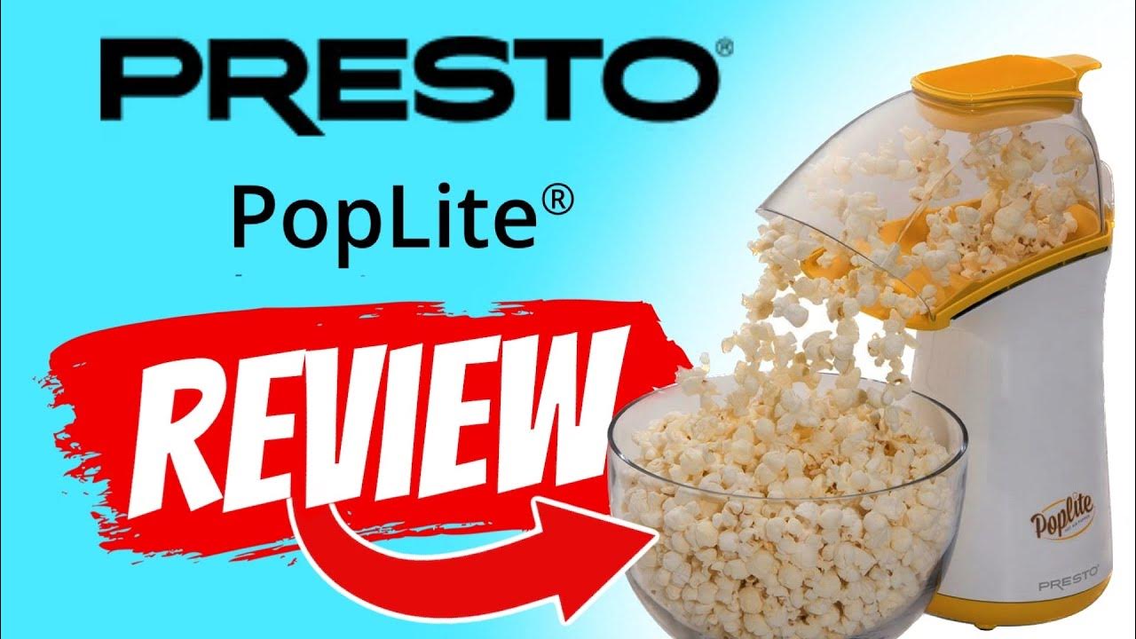 Presto Poplite Review Air Popped Popcorn YouTube