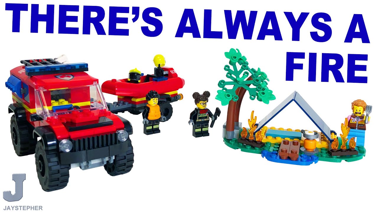 LEGO City 2024 4x4 Fire Engine With Rescue Boat 60412 Unboxing
