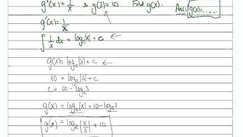 Unit 3 & 4 Maths Methods - Practice Exam A 2. Anti-derivative