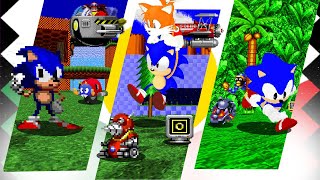 3 Classic Sonics in Sonic Robo Blast 2