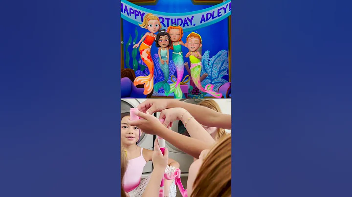 Mermaid Birthday Memories Reimagined!! 📸🧜‍♀️ Adley’s Underwater Party Photo Shoot with friends..